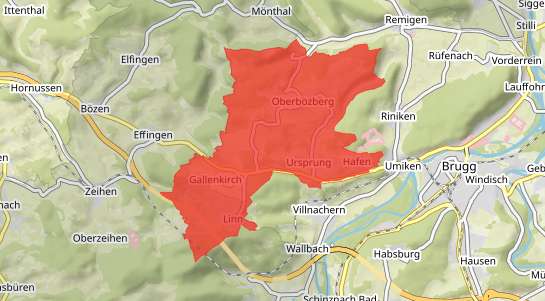 Quadratmeterpreise Bözberg, AG Immobilienpreise Haus, Wohnung